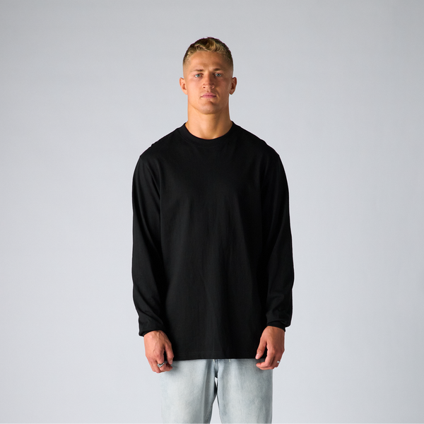 Shaka Wear Max Heavyweight Men's 100% Cotton Long Sleeve